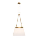 Pendants Fabric Shade by Alora ( 452 | PD544517AGWL Speakeasy ) 
