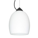 Mini Pendants Glass Down by Besa ( 74 | 1KX-169707-BK Besa Lucia Pendant ) 