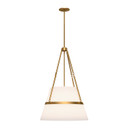 Pendants Fabric Shade by Alora ( 452 | PD546719AGWL Oliver ) 