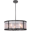 Pendants Drum Shade by Craftmade ( 46 | 36795-MBK Danbury ) 