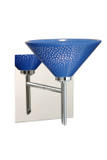 Sconces Single Glass by Besa ( 74 | 1SW-282484-CR-SQ Kona ) 