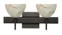 Bathroom Fixtures Two Lights by Besa ( 74 | 2SW-467983-BR-SQ Brella ) 