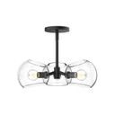 Semi-Flush Mts. Cage by Alora ( 452 | PD548315MBCL Willow ) 