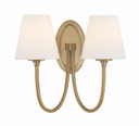 Sconces Double Candle by Crystorama ( 60 | JUN-10322-VG Juno ) 