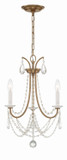 Mini Chandeliers Candle by Crystorama ( 60 | KAR-90903-AG-CL-MWP Karrington ) 