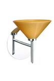 Sconces Single Glass by Besa ( 74 | 1SW-282490-CR Kona ) 