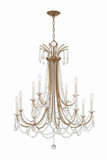 Large Chandeliers Candle by Crystorama ( 60 | KAR-90912-AG-CL-MWP Karrington ) 