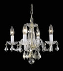 Mini Chandeliers Candle by Elegant Lighting ( 173 | LD7804D15G Azalea ) 