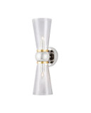 Sconces Double Glass by Currey and Company ( 142 | 5800-0059 Byford Collection ) 