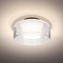 Semi-Flush Mts. Drum Shade by Besa ( 74 | BELUCLC-LED-BR Besa Belu Ceiling ) 