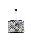 Mid. Chandeliers Drum Shade by Elegant Lighting ( 173 | 1206D27MB/RC Madison ) 