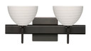 Bathroom Fixtures Two Lights by Besa ( 74 | 2SW-4679KR-BR-SQ Brella ) 