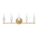 Bathroom Fixtures Five+Lights by Designers Fountain ( 43 | D304C-5B-BG Star Dust ) 
