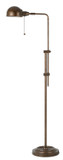 Lamps Floor Swing Arm by Cal Lighting ( 225 | BO-2441FL-RU Croby ) 