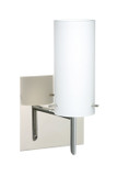 Sconces Single Glass by Besa ( 74 | 1SW-440307-CR-SQ Copa ) 
