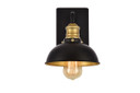 Sconces Directional/Cylinder by Elegant Lighting ( 173 | LD8004W7BK Anders ) 