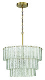 Mid. Chandeliers Glass Down by Craftmade ( 46 | 48690-SB Museo ) 