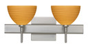 Bathroom Fixtures Two Lights by Besa ( 74 | 2SW-4679OK-SN-SQ Brella ) 