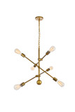 Mid. Chandeliers Starburst by Elegant Lighting ( 173 | LD8008D29BR Axel ) 