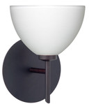 Sconces Single Glass by Besa ( 74 | 1SW-467907-BR Brella ) 