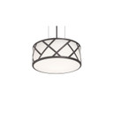 Pendants Drum Shade by AFX Lighting ( 162 | HVNP13MBBK Haven ) 