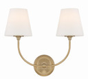Sconces Double Glass by Crystorama ( 60 | 2442-OP-VG Sylvan ) 