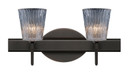 Bathroom Fixtures Two Lights by Besa ( 74 | 2SW-512500-BR Nico ) 