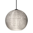 Mini Pendants Glass Down by Besa ( 74 | 1XC-4615GL-BK Besa Kristall 6 Pendant ) 