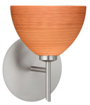 Sconces Single Glass by Besa ( 74 | 1SW-4679CH-SN Brella ) 