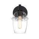 Sconces Single Glass by Designers Fountain ( 43 | D310M-WS-MB Summer Jazz ) 