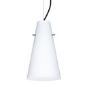 Mini Pendants Glass Down by Besa ( 74 | 1KX-412407-LED-BK Besa Cierro Cable Pendant ) 