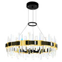 Mid. Chandeliers Glass Up by CWI Lighting ( 401 | 1592P32-612 Aya ) 