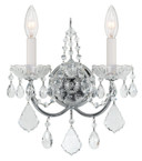 Sconces Double Candle by Crystorama ( 60 | 3222-CH-CL-MWP Imperial ) 