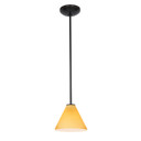 Mini Pendants Glass Down by Access ( 18 | 28004-3R-ORB/AMB Martini ) 