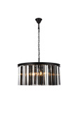 Mid. Chandeliers Drum Shade by Elegant Lighting ( 173 | 1208D31MB-SS/RC Sydney ) 