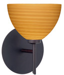 Sconces Single Glass by Besa ( 74 | 1SW-4679OK-BR Brella ) 