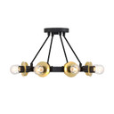 Semi-Flush Mts. Ring Shade/Halo by Designers Fountain ( 43 | D313C-SF-MB Harmoni ) 