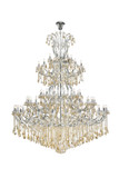 Large Chandeliers Glass Shade by Elegant Lighting ( 173 | 2803G120C-GS/RC Maria Theresa ) 