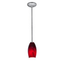 Mini Pendants Glass Down by Access ( 18 | 28011-3R-BS/RUSKY Merlot ) 