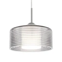 Mini Pendants Drum Shade by Besa ( 74 | J-BELUCL-LED-SN Besa Belu Pendant ) 