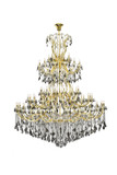 Large Chandeliers Candle by Elegant Lighting ( 173 | 2803G120G-SS/RC Maria Theresa ) 