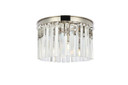 Flush Mounts Drum Shade by Elegant Lighting ( 173 | 1208F16PN/RC Sydney ) 