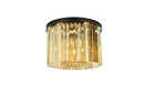 Flush Mounts Drum Shade by Elegant Lighting ( 173 | 1208F20MB-GT/RC Sydney ) 