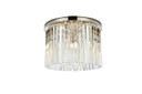 Flush Mounts Drum Shade by Elegant Lighting ( 173 | 1208F20PN/RC Sydney ) 