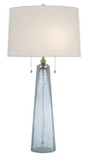 Lamps Table by Currey and Company ( 142 | 6000-0498 Looke Blue Table Lamp ) 