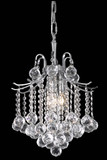 Mini Chandeliers Glass Shade by Elegant Lighting ( 173 | LD8200D12C Amelia ) 