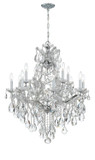Mid. Chandeliers Candle by Crystorama ( 60 | 4413-CH-CL-MWP Maria Theresa ) 