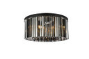 Flush Mounts Drum Shade by Elegant Lighting ( 173 | 1208F31MB-SS/RC Sydney ) 