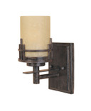 Sconces Single Glass by Designers Fountain ( 43 | 82101-WM Mission Ridge ) 