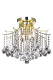 Semi-Flush Mts. Empire/Basket by Elegant Lighting ( 173 | LD8200F17G Amelia ) 